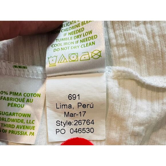 Lilly Pulitzer Follow Me To The Sea Racerback Tank Top Pima Cotton Size XS Beach - Picture 7 of 9